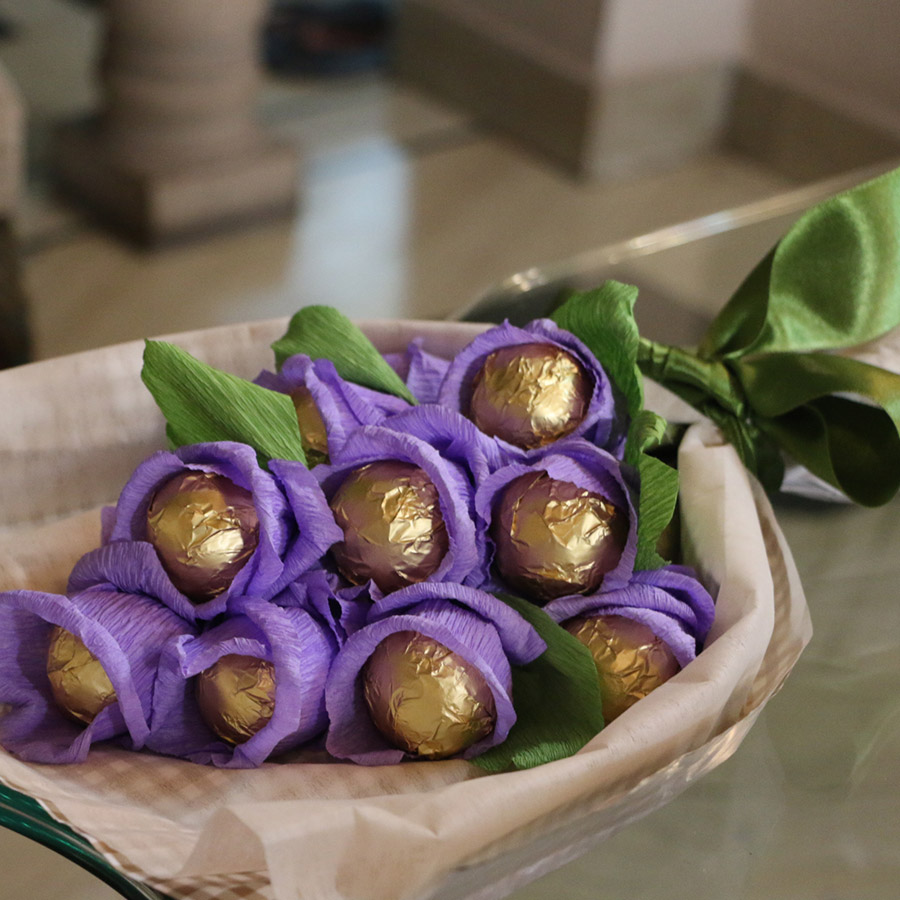Cake Pop Bouquet - Purple Love